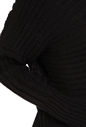 LA DOLLS-Γυναικείο πουλόβερ LA DOLLS KNIT STRIPES μαύρο 